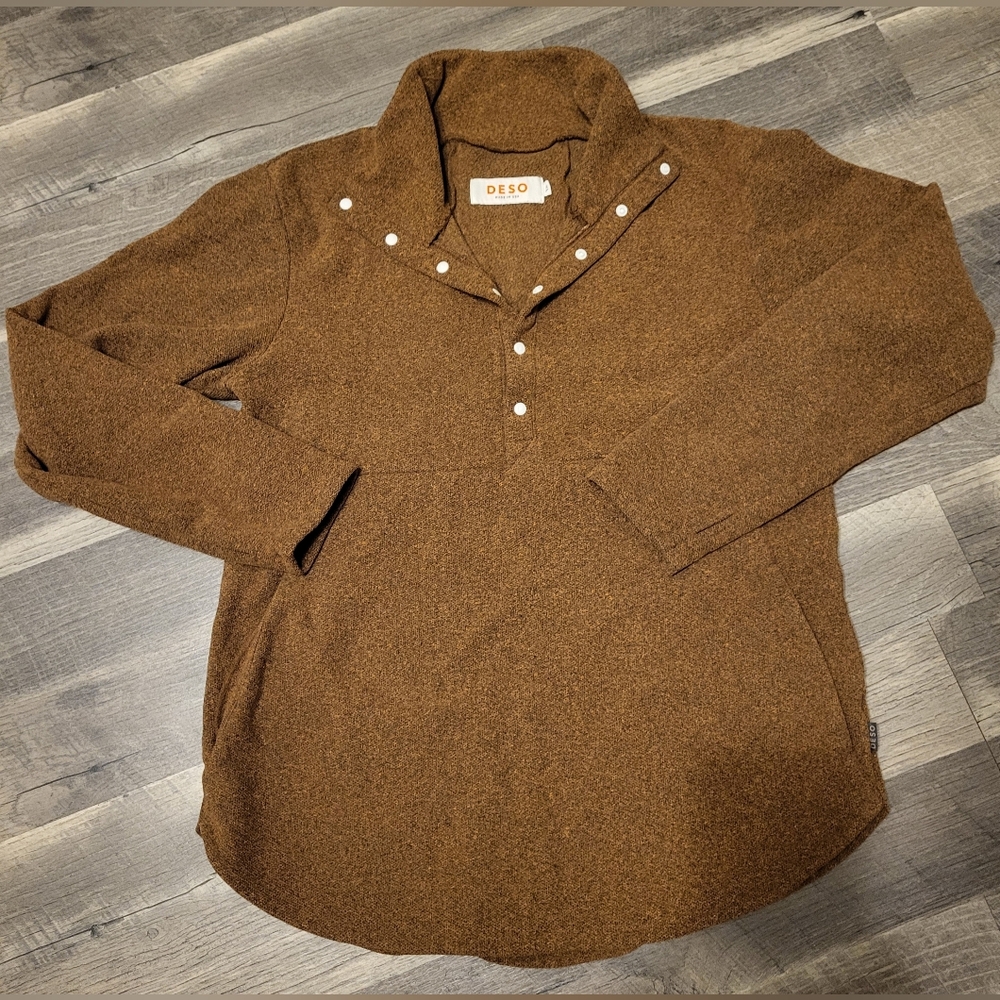 Deso Tan Genevieve Snap Pullover Size XL